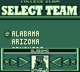 College Slam screenshot 5 for GameBoy